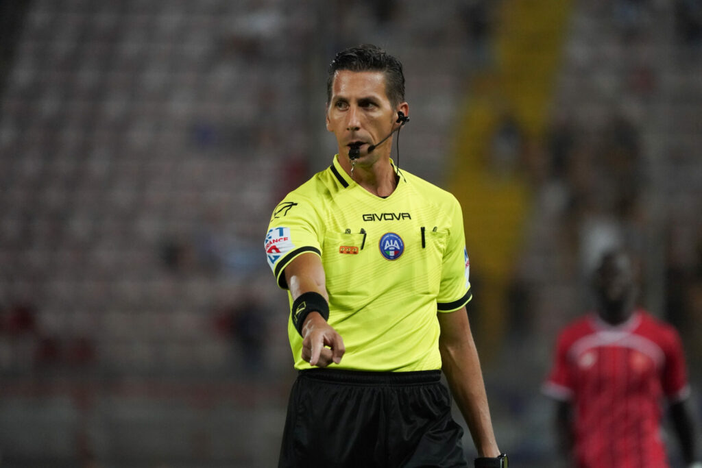 dario madonia (referee sez. palermo) during Perugia vs Spal, Italian football Serie C match in Perugia, Italy, August 30 2024