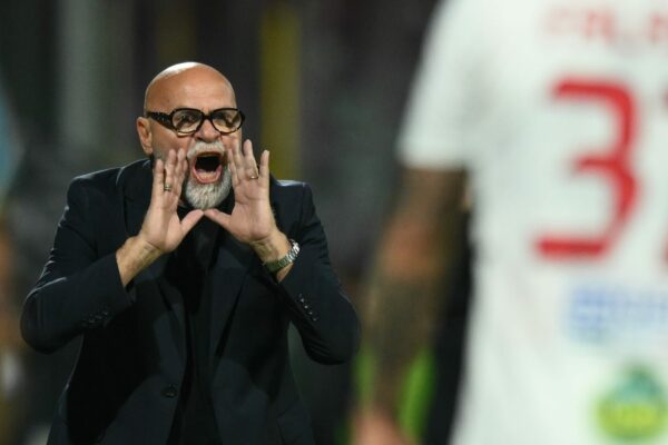 Mandatory Credit: Photo by Nicola Ianuale/Shutterstock (16788389ab)
Serse Cosmi head coach of US Salernitana shouts instructions during the Serie C SKY WIFI match between US Salernitana and Team Altamura at Stadio Arechi on March 23, 2026 in Salerno, Italy.
US Salernitana - Team Altamura, Serie C Sky WIFI - 2025-26, 23 March 2026, Stadio Arechi, Salerno, Campania, Italy - 23 Mar 2026
